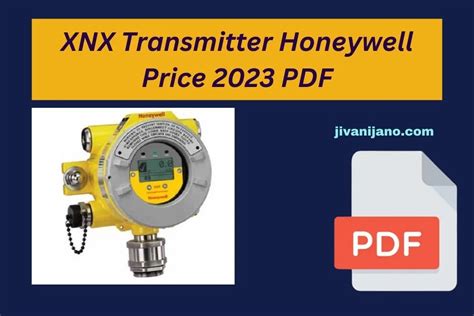 XNX Transmitter Honeywell Price 2024 PDF